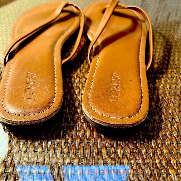 J. Crew flip flops. - Picture 2 of 3